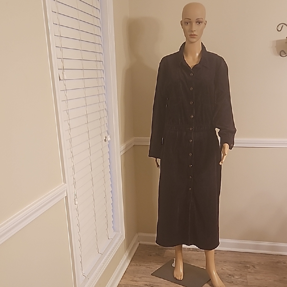 J.G. Hooks Vintage Purple Curduroy Dress